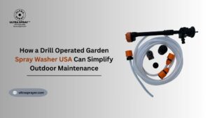 Drill Operated garden spray washer USA