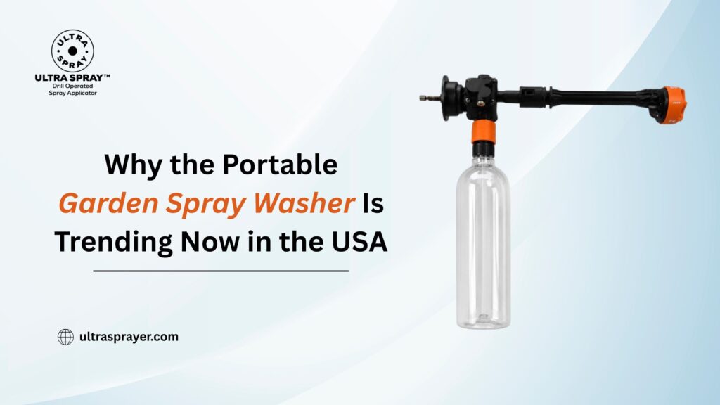Portable garden spray washer USA