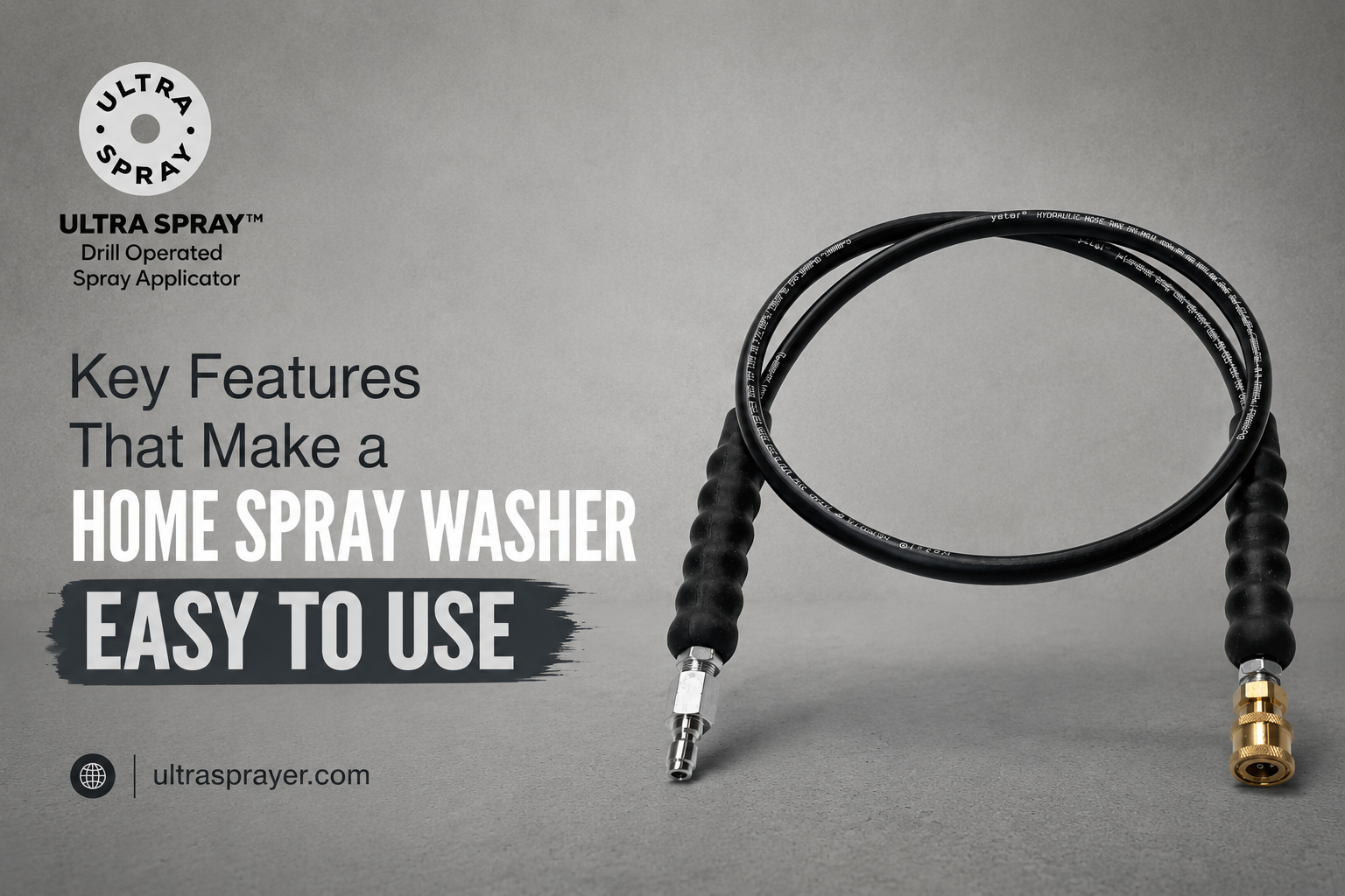 Key Features That Make a Home Spray Washer Easy to Use