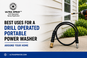 Best Uses for a Drill Operated Portable Power Washer Around Your Home