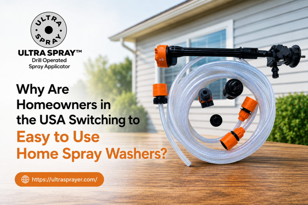 Why Are Homeowners in the USA Switching to Easy to Use Home Spray Washers?