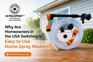 Easy to use home spray washer