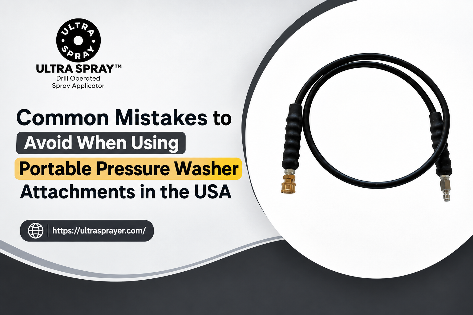 Common Mistakes to Avoid When Using Portable Pressure Washer Attachments in the USA